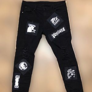 Custom 1/1 Patch Punk Pants